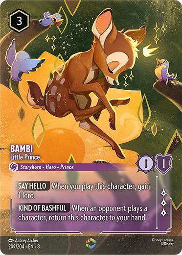 Bambi - Little Prince (Enchanted) (209/204) [Reign of Jafar] | Black Swamp Games