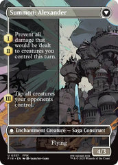 Crystal Fragments // Summon: Alexander (Borderless) [FINAL FANTASY] | Black Swamp Games