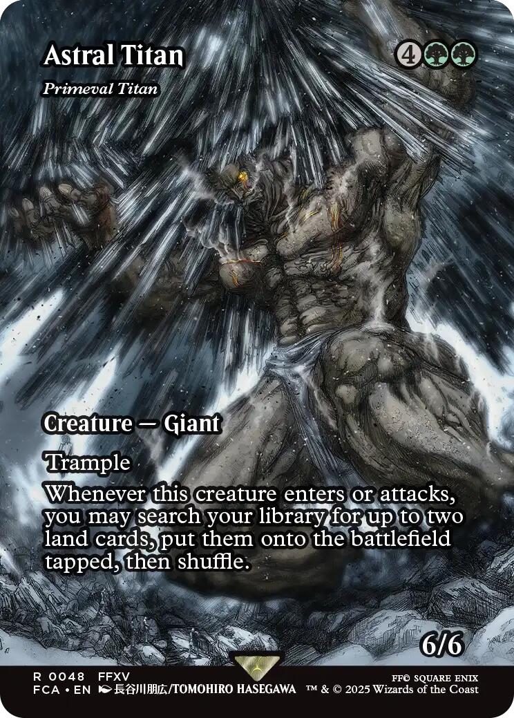 Astral Titan - Primeval Titan (Showcase) [FINAL FANTASY : Through the Ages] | Black Swamp Games