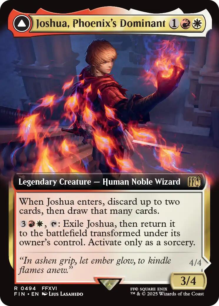 Joshua, Phoenix's Dominant (Extended Art) [FINAL FANTASY] | Black Swamp Games