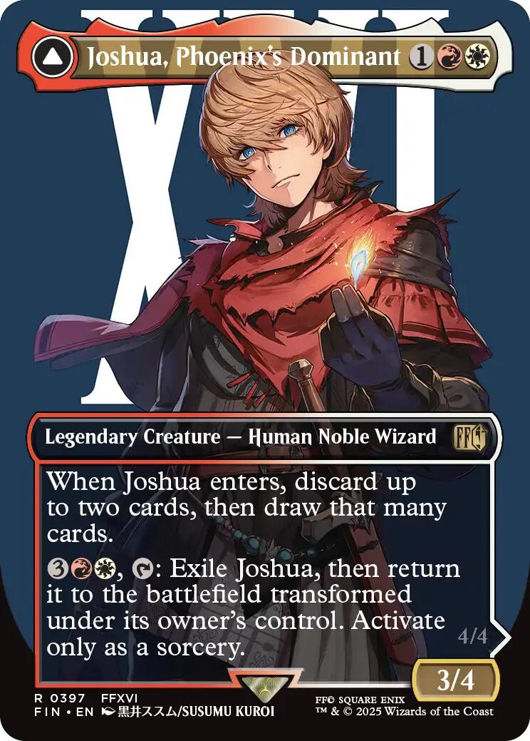 Joshua, Phoenix's Dominant (Borderless) [FINAL FANTASY] | Black Swamp Games