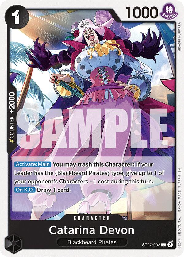 Catarina Devon [Starter Deck: Black Marshall.D.Teach] | Black Swamp Games