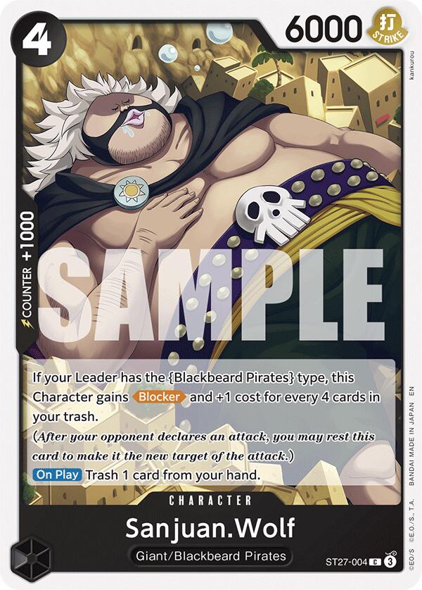Sanjuan.Wolf [Starter Deck: Black Marshall.D.Teach] | Black Swamp Games