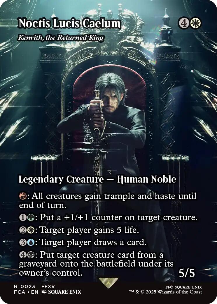 Noctis Lucis Caelum - Kenrith, the Returned King (Showcase) [FINAL FANTASY : Through the Ages] | Black Swamp Games