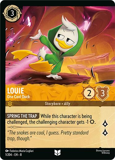 Louie - One Cool Duck (Cold Foil) (1/204) [Reign of Jafar] | Black Swamp Games