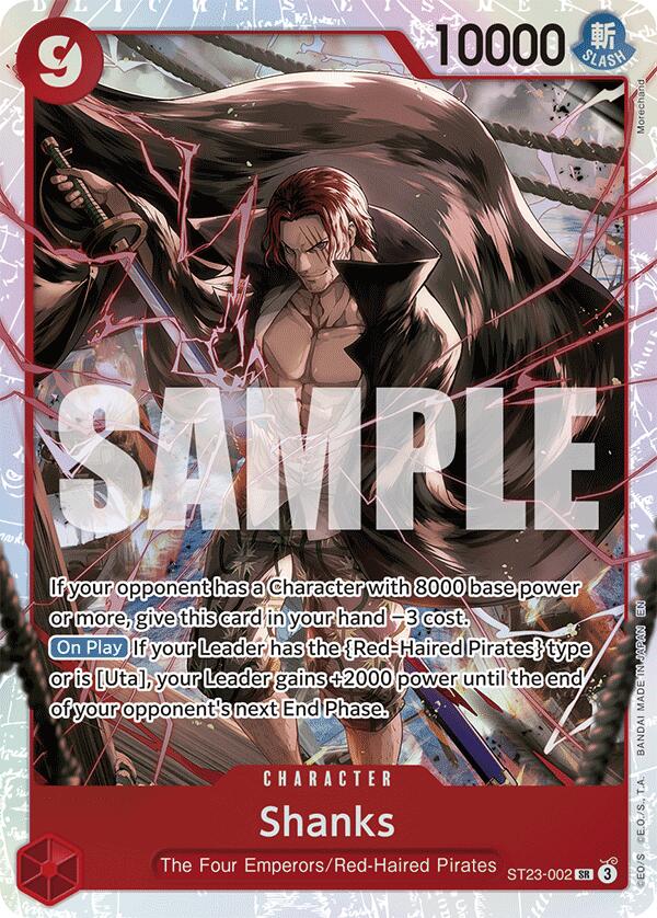Shanks (002) [Starter Deck: Red Shanks] | Black Swamp Games