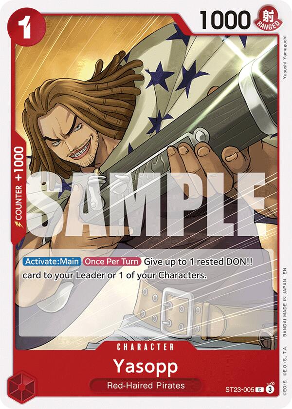 Yasopp [Starter Deck: Red Shanks] | Black Swamp Games