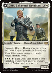Dion, Bahamut's Dominant // Bahamut, Warden of Light [FINAL FANTASY] | Black Swamp Games