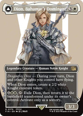 Dion, Bahamut's Dominant // Bahamut, Warden of Light (Borderless) [FINAL FANTASY] | Black Swamp Games