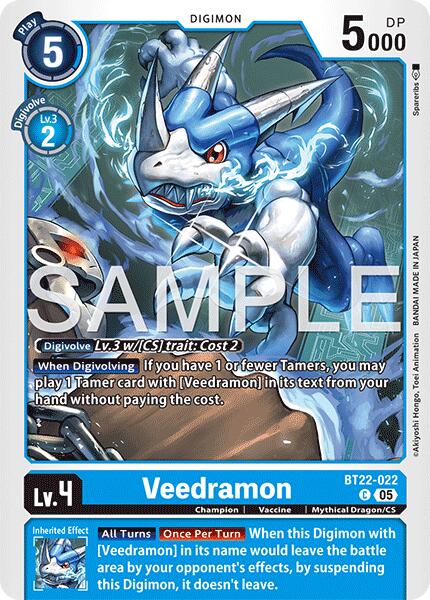 Veedramon [BT22-022] [Cyber Eden] | Black Swamp Games