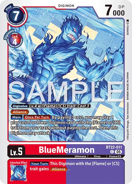 BlueMeramon [BT22-011] [Cyber Eden] | Black Swamp Games