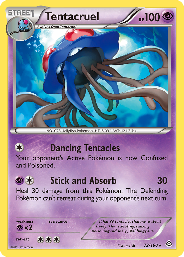 Tentacruel (72/160) [XY: Primal Clash] | Black Swamp Games