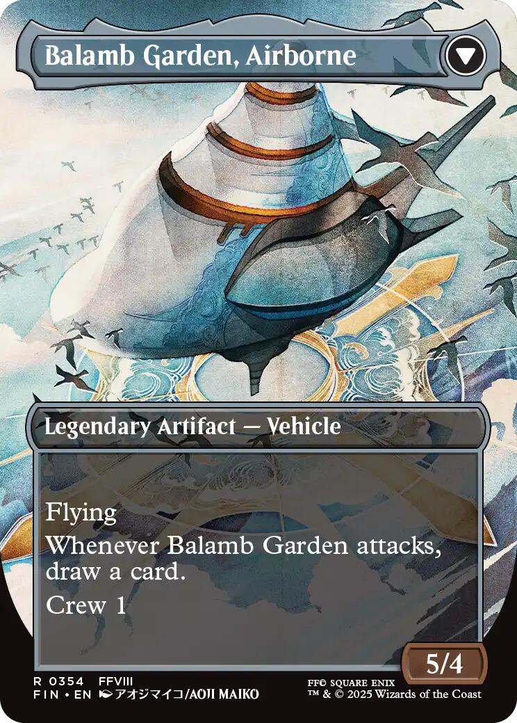 Balamb Garden, SeeD Academy // Balamb Garden, Airborne (Borderless) [FINAL FANTASY] | Black Swamp Games