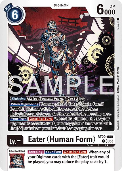 Eater [BT22-080] (Human Form) [Cyber Eden] | Black Swamp Games
