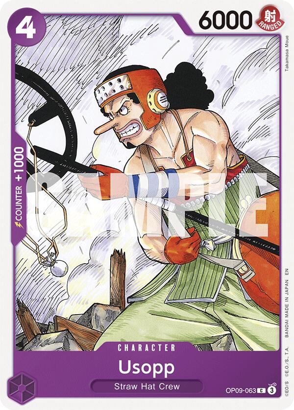 Usopp (Reprint) [Starter Deck: Purple/Black Monkey.D.Luffy] | Black Swamp Games