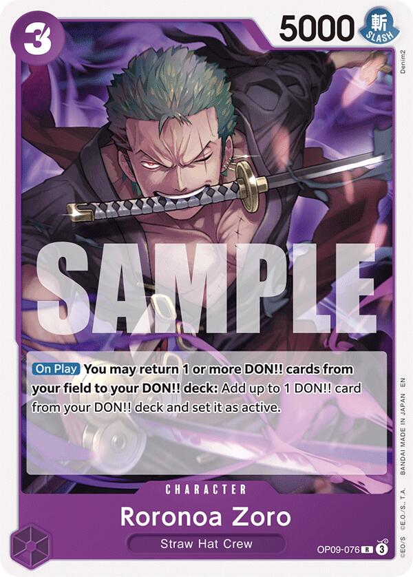 Roronoa Zoro (Reprint) [Starter Deck: Purple/Black Monkey.D.Luffy] | Black Swamp Games