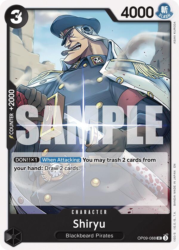 Shiryu (Reprint) [Starter Deck: Black Marshall.D.Teach] | Black Swamp Games