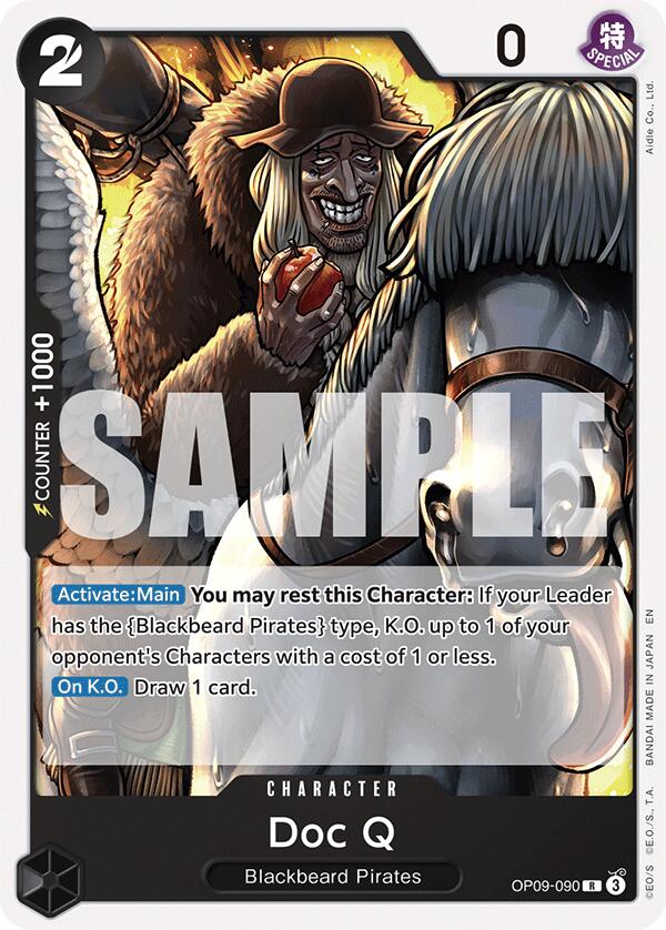 Doc Q (Reprint) [Starter Deck: Black Marshall.D.Teach] | Black Swamp Games