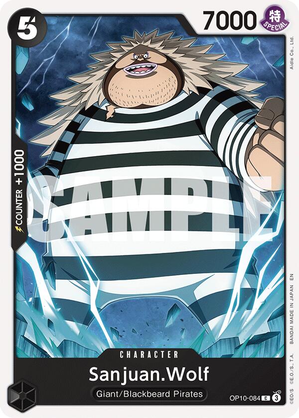 Sanjuan.Wolf (Reprint) [Starter Deck: Black Marshall.D.Teach] | Black Swamp Games