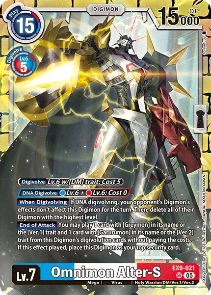 Omnimon Alter-S [EX9-021] [Versus Monsters] | Black Swamp Games