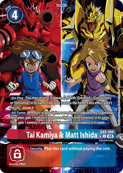 Tai Kamiya & Matt Ishida [EX9-066] (Alternate Art) [Versus Monsters] | Black Swamp Games