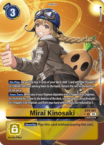 Mirai Kinosaki [EX9-067] (Alternate Art) [Versus Monsters] | Black Swamp Games