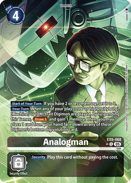 Analogman [EX9-068] (Alternate Art) [Versus Monsters] | Black Swamp Games
