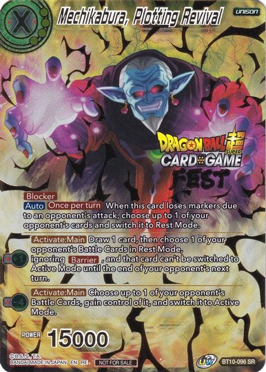 Mechikabura, Plotting Revival (Card Game Fest 2022) (BT10-096) [Tournament Promotion Cards] | Black Swamp Games