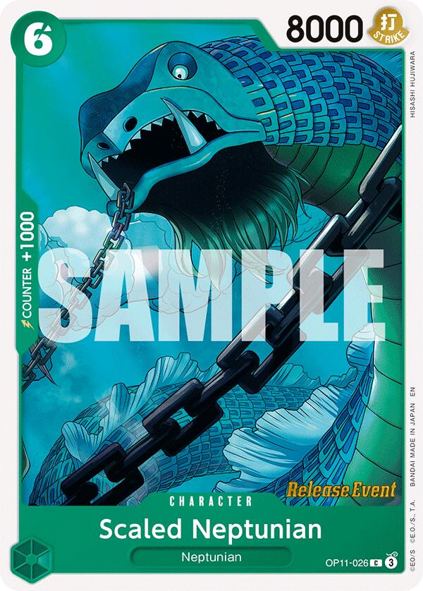 Scaled Neptunian [A Fist of Divine Speed Release Event Cards] | Black Swamp Games