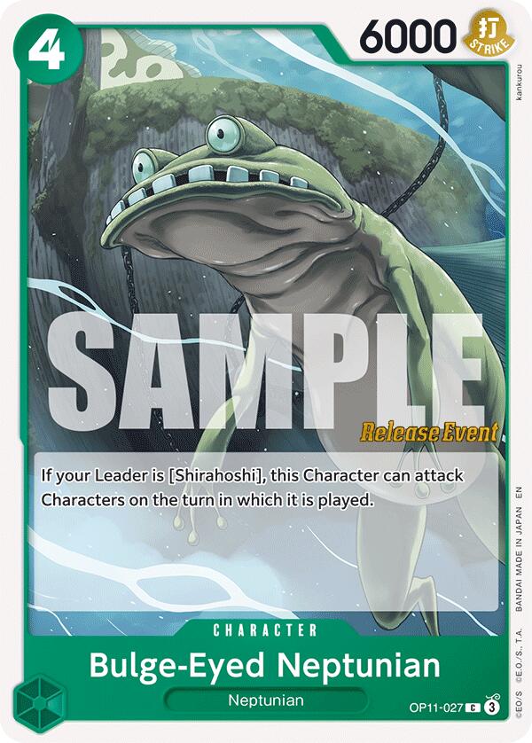 Bulge-Eyed Neptunian [A Fist of Divine Speed Release Event Cards] | Black Swamp Games