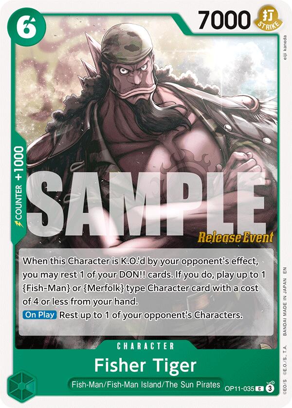Fisher Tiger [A Fist of Divine Speed Release Event Cards] | Black Swamp Games