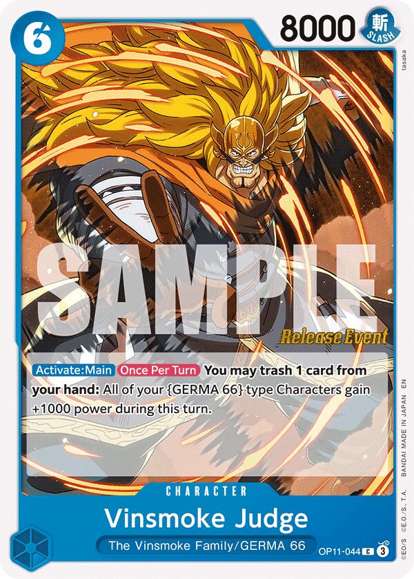 Vinsmoke Judge [A Fist of Divine Speed Release Event Cards] | Black Swamp Games