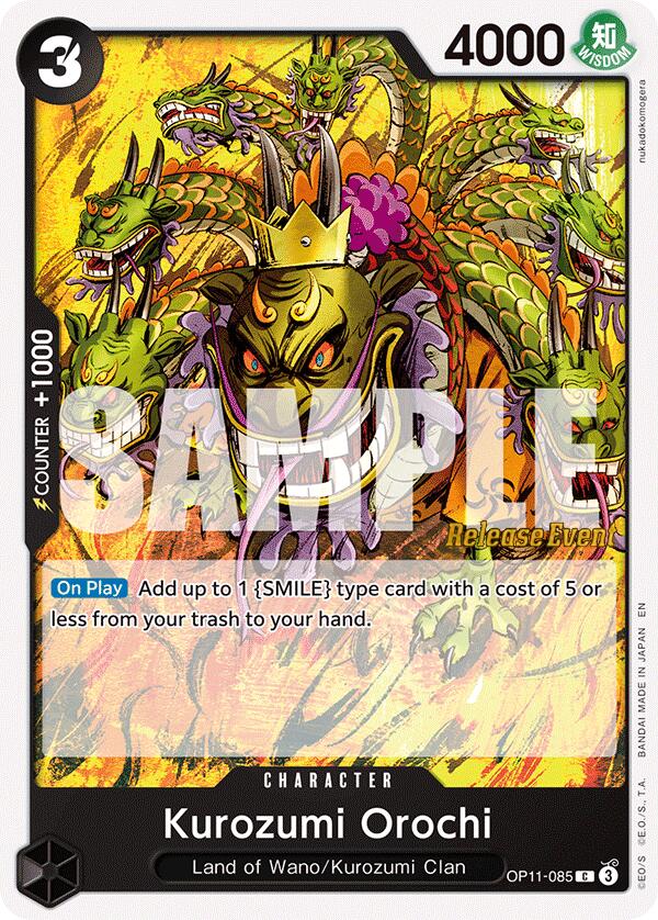 Kurozumi Orochi [A Fist of Divine Speed Release Event Cards] | Black Swamp Games