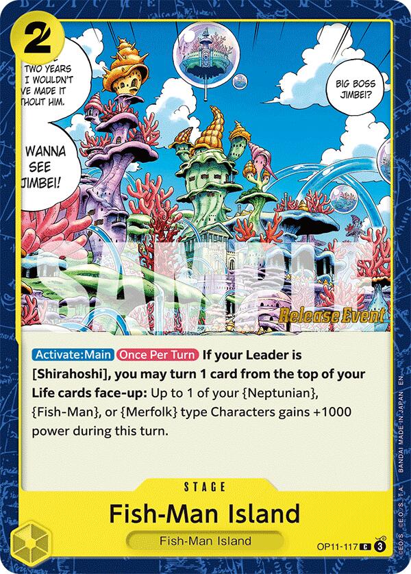 Fish-Man Island [A Fist of Divine Speed Release Event Cards] | Black Swamp Games