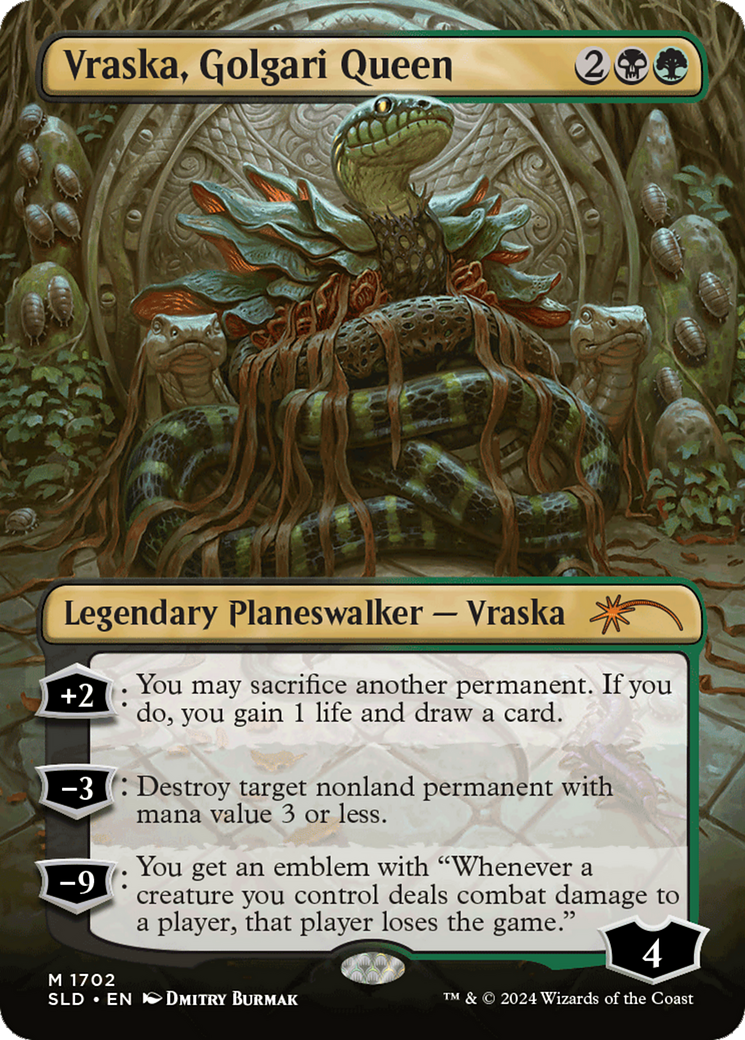 Vraska, Golgari Queen (1702) [Secret Lair Drop Series] | Black Swamp Games