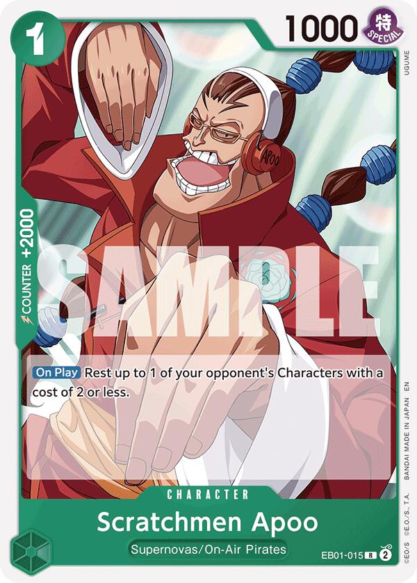 Scratchmen Apoo (Reprint) [Starter Deck: GREEN Jewelry Bonney] | Black Swamp Games