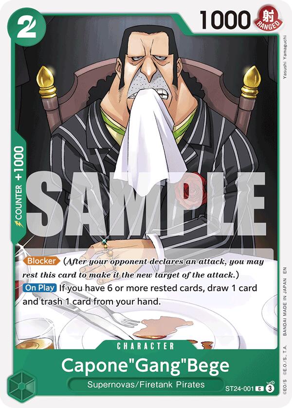 Capone"Gang"Bege [Starter Deck: GREEN Jewelry Bonney] | Black Swamp Games
