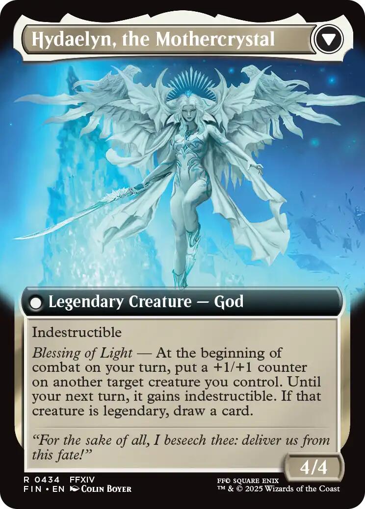 Venat, Heart of Hydaelyn // Hydaelyn, the Mothercrystal (Extended Art) [FINAL FANTASY] | Black Swamp Games