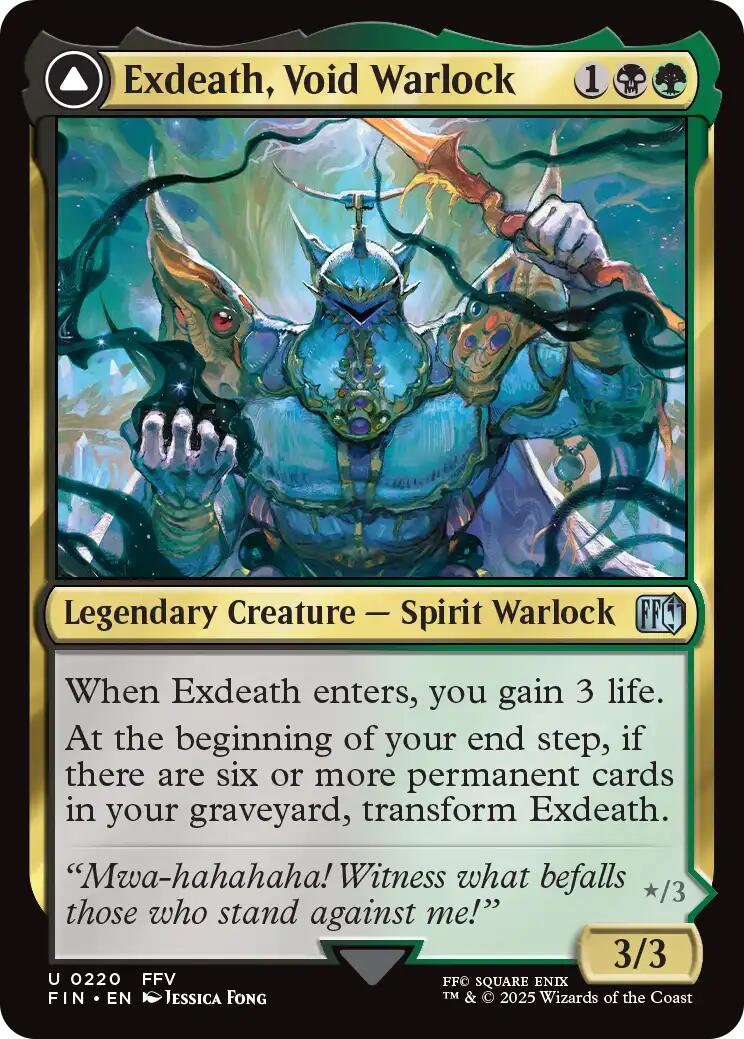 Exdeath, Void Warlock // Neo Exdeath, Dimension's End [FINAL FANTASY] | Black Swamp Games