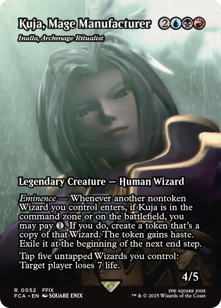 Kuja, Mage Manufacturer - Inalla, Archmage Ritualist (Showcase) [FINAL FANTASY : Through the Ages] | Black Swamp Games