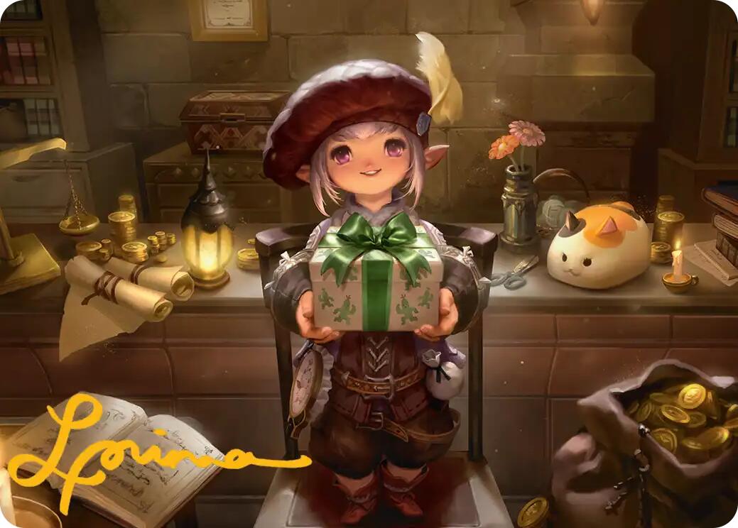 Tataru Taru Art Card (Gold-Stamped Signature) [FINAL FANTASY Art Series] | Black Swamp Games