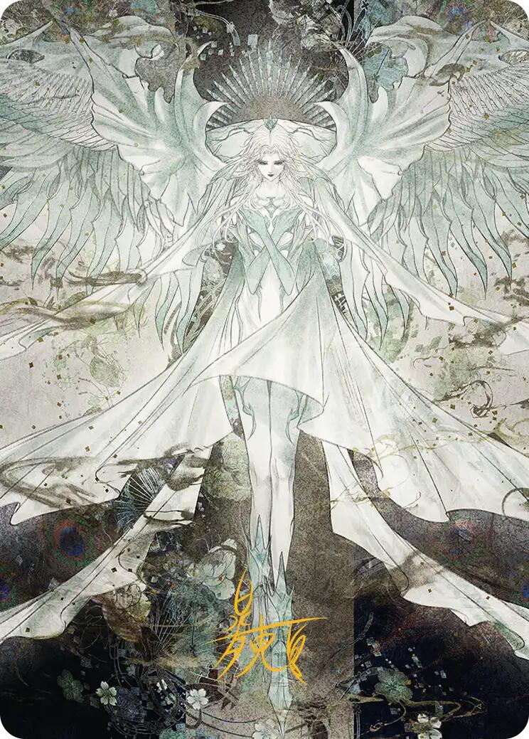 Hydaelyn, the Mothercrystal Art Card (Gold-Stamped Signature) [FINAL FANTASY Art Series] | Black Swamp Games