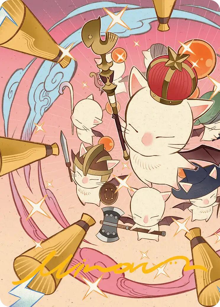 Summon: Good King Mog XII Art Card (Gold-Stamped Signature) [FINAL FANTASY Art Series] | Black Swamp Games