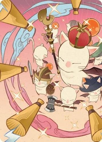 Summon: Good King Mog XII Art Card [FINAL FANTASY Art Series] | Black Swamp Games