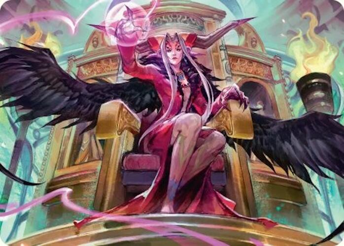 Sorceress's Schemes Art Card [FINAL FANTASY Art Series] | Black Swamp Games