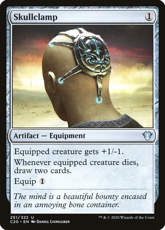 Skullclamp [Commander 2020] | Black Swamp Games