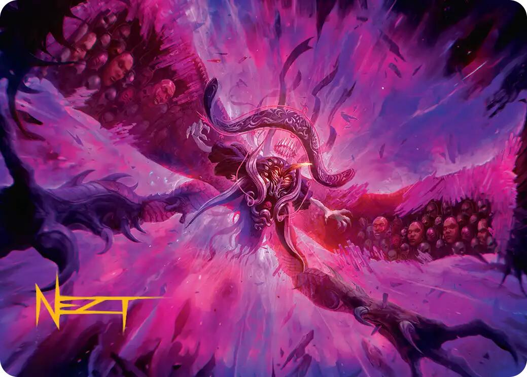 Hades, Sorcerer of Eld Art Card (Gold-Stamped Signature) [FINAL FANTASY Art Series] | Black Swamp Games