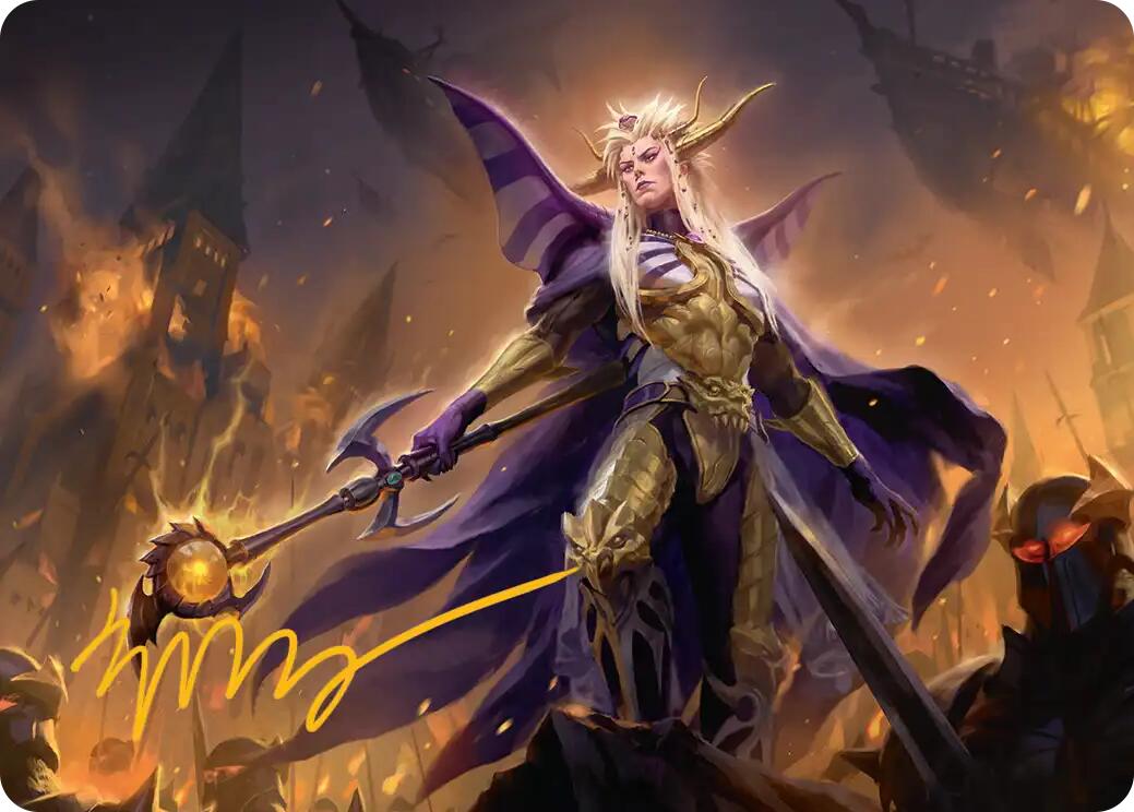 The Emperor of Palamecia Art Card (Gold-Stamped Signature) [FINAL FANTASY Art Series] | Black Swamp Games