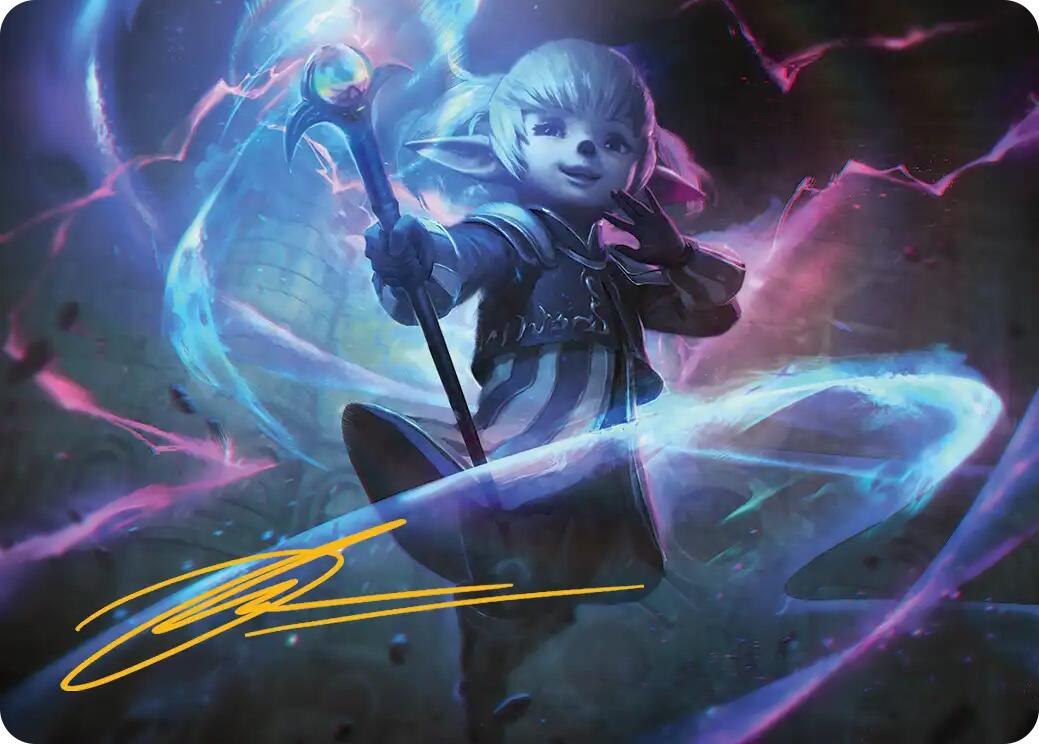 Shantotto, Tactician Magician Art Card (Gold-Stamped Signature) [FINAL FANTASY Art Series] | Black Swamp Games