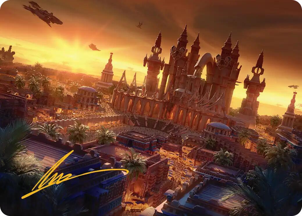 Rabanastre, Royal City Art Card (Gold-Stamped Signature) [FINAL FANTASY Art Series] | Black Swamp Games